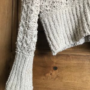 Free People Scoop Neck Knitted Sweater